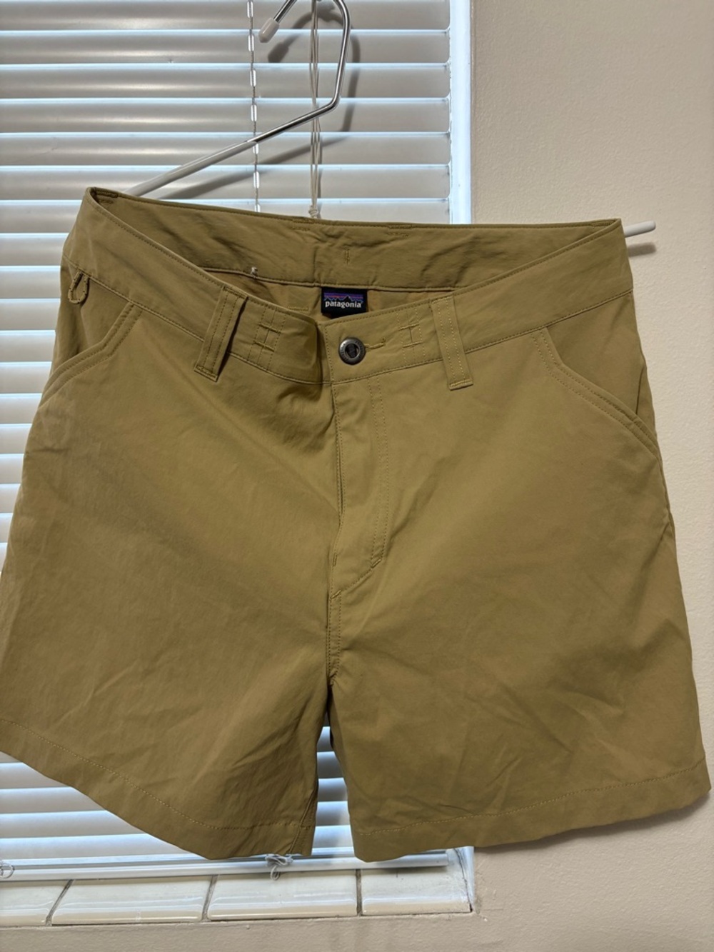 Patagonia Men’s Olive Tan Flat Front Shorts